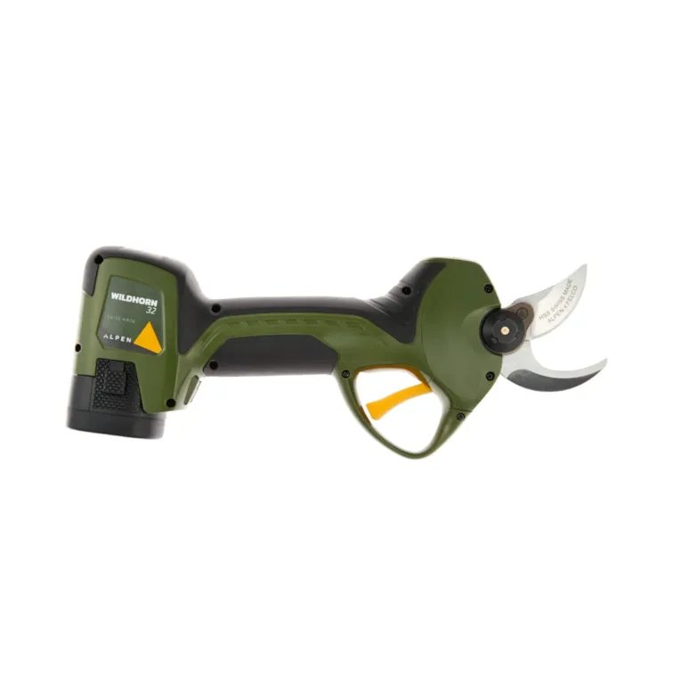 ALPEN elektro Gartenschere Wildhorn 32 Set + Elektro-Kettensäge Beverin 10