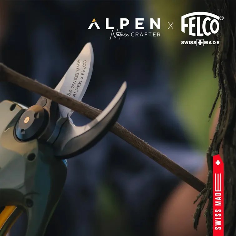 ALPEN elektro Gartenschere Wildhorn 32 Set + Elektro-Kettensäge Beverin 10