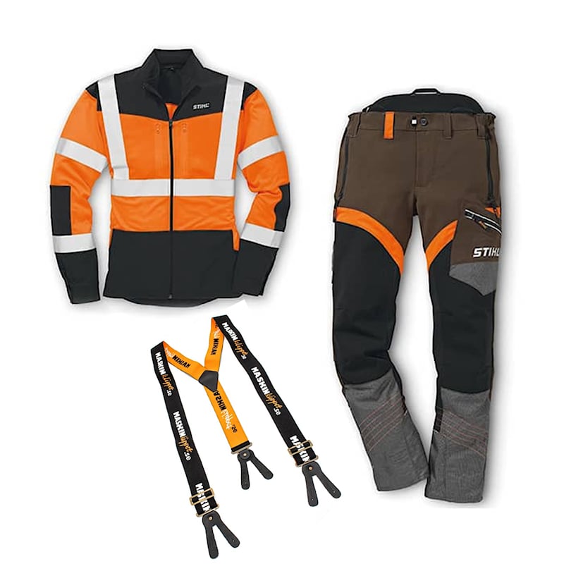Stihl FS 411 C-EM Freischneider inkl. Tragegurt und drei Schneidgeräten