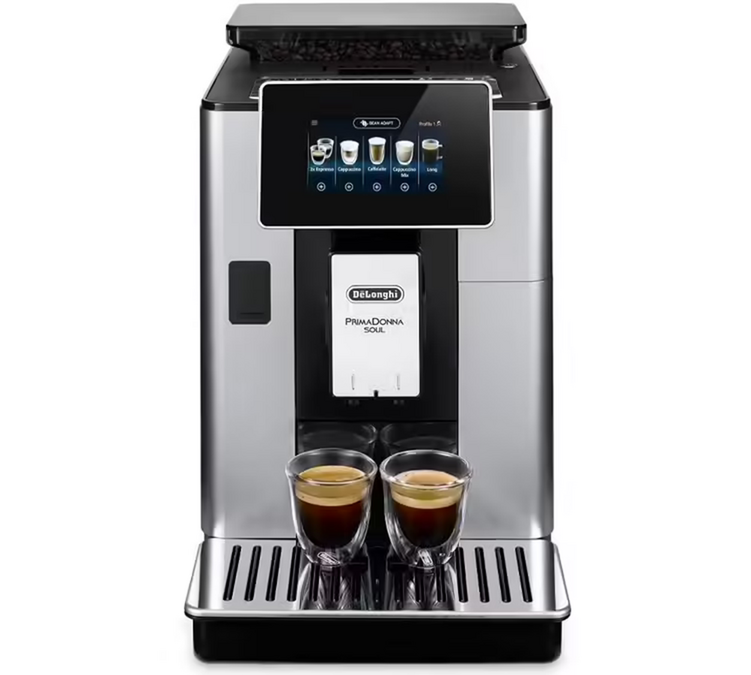 De'Longhi Kaffeevollautomat PrimaDonna Soul Silver Black ECAM 610.55.SB