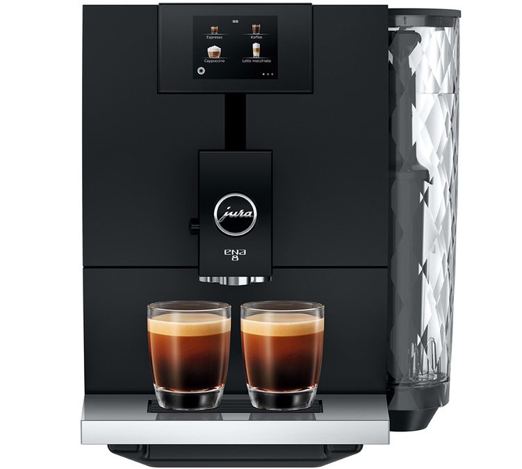 Jura - Kaffeevollautomat ENA 8 Full Metropolitan Black mit Touch Screen