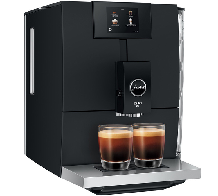 Jura - Kaffeevollautomat ENA 8 Full Metropolitan Black mit Touch Screen