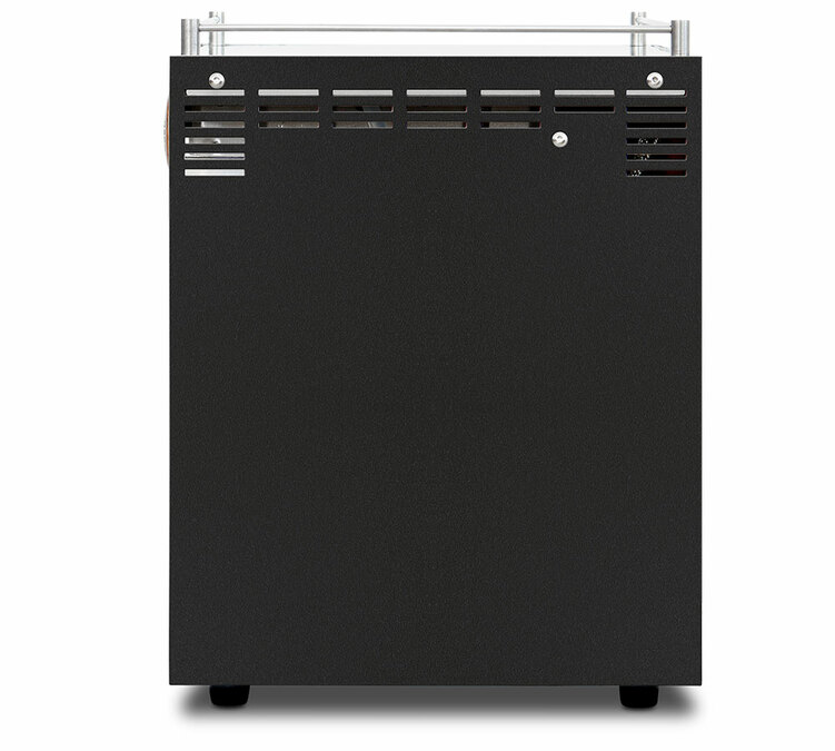 Ascaso - Siebträgermaschine Steel Uno PID Schwarz mit Holzoptik