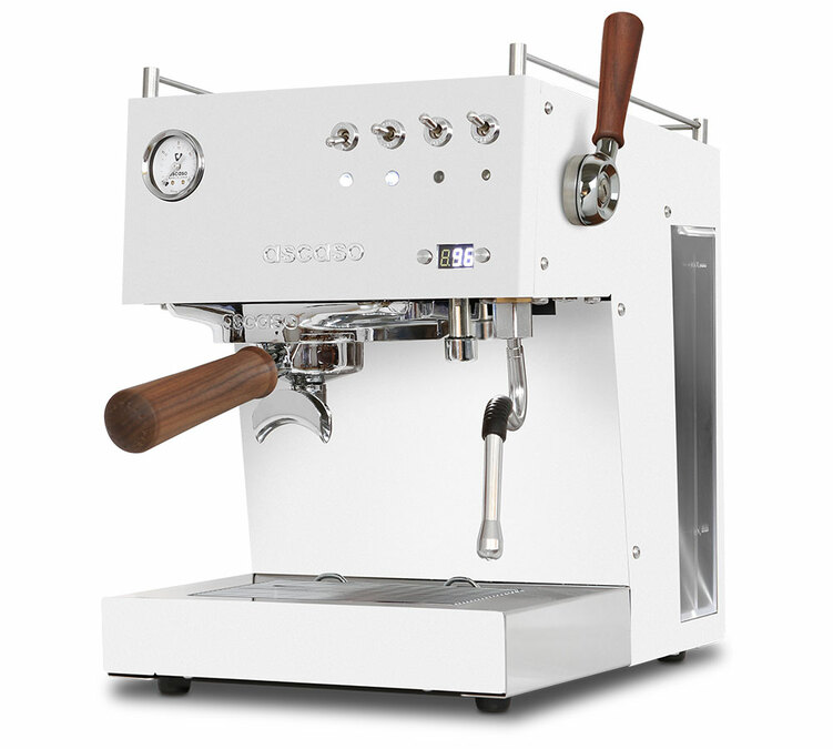 Ascaso Steel Duo PID PLUS Siebträgermaschine weiss-Holz
