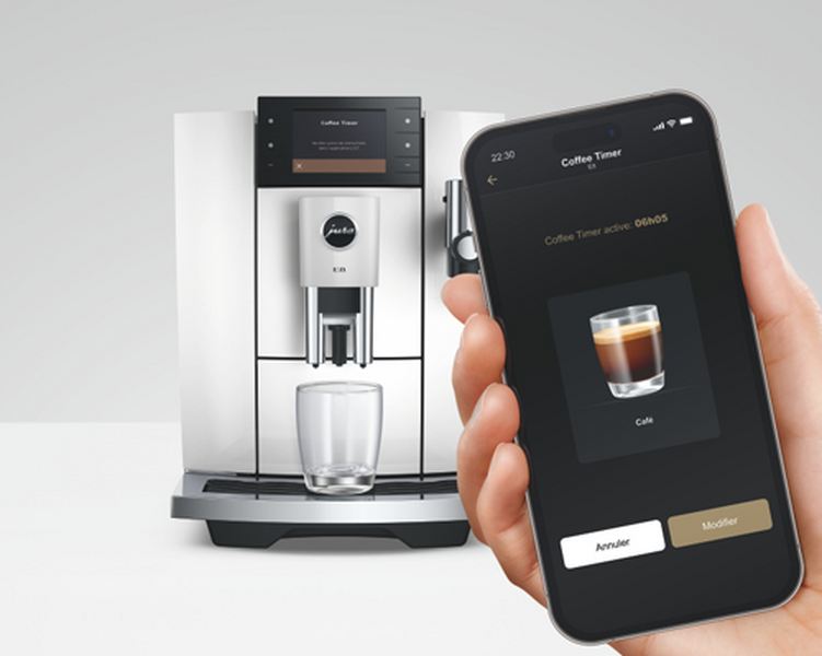 Jura E8 - Kaffeevollautomat Diamond White (ED)