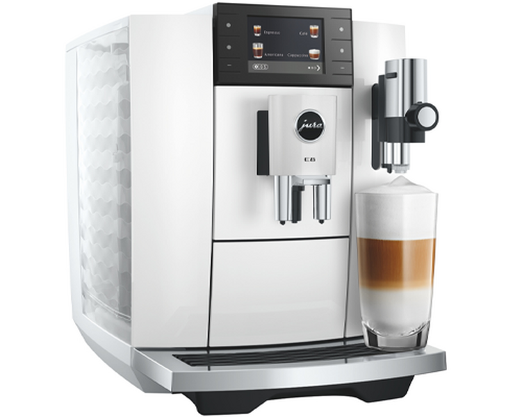Jura E8 - Kaffeevollautomat Diamond White (ED)