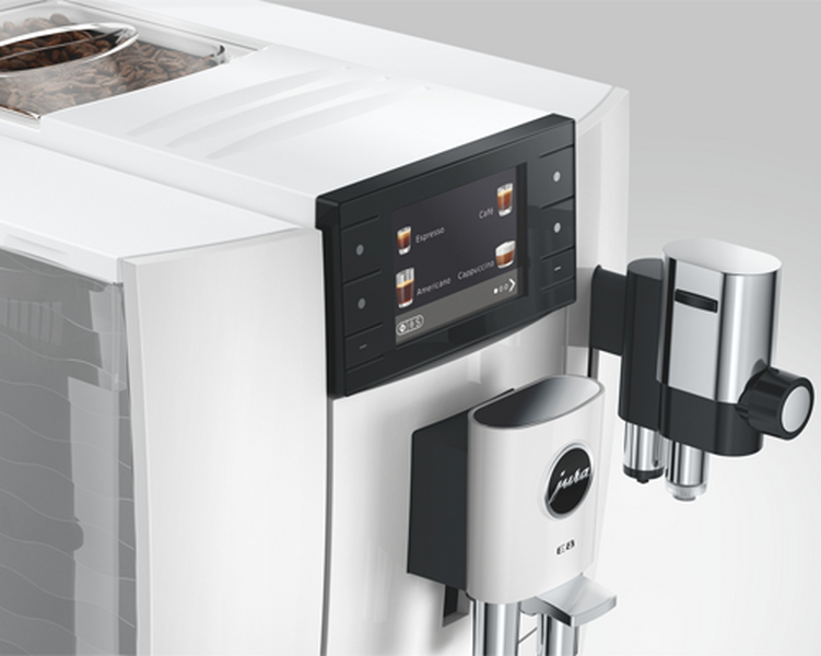 Jura E8 - Kaffeevollautomat Diamond White (ED)