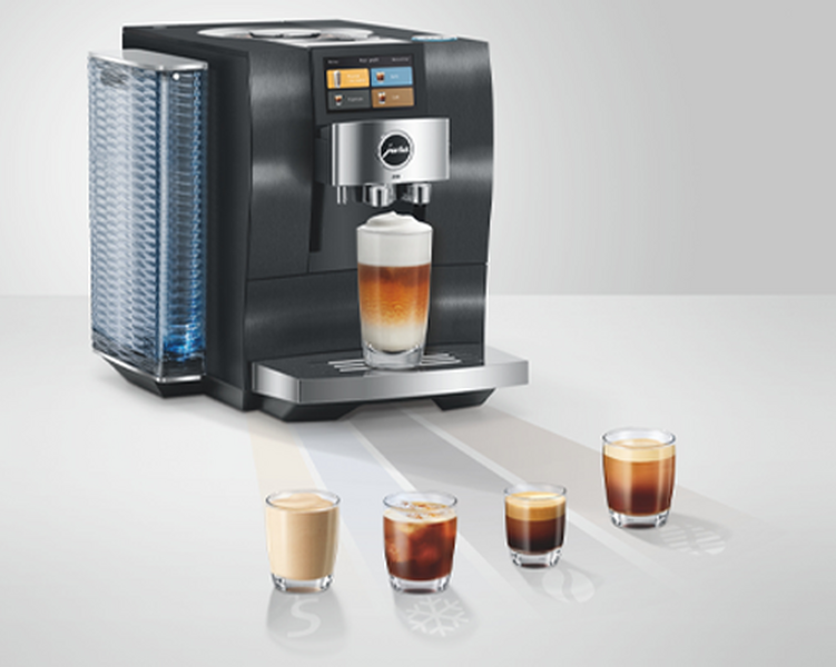 Jura - Kaffeevollautomat Z10 Black Aluminium EB Smart Connect inklusive
