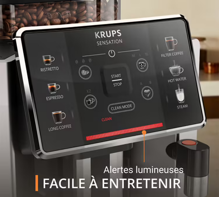 Espressomaschine Sensation EA910B10 Krups + Geschenk