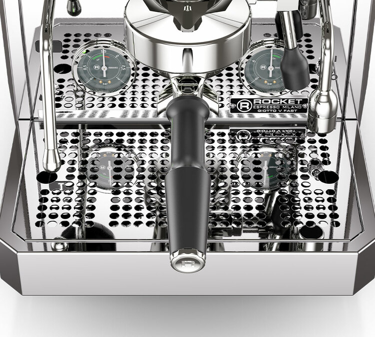 Rocket Espresso - Siebträgermaschine Giotto Fast V - Edelstahl