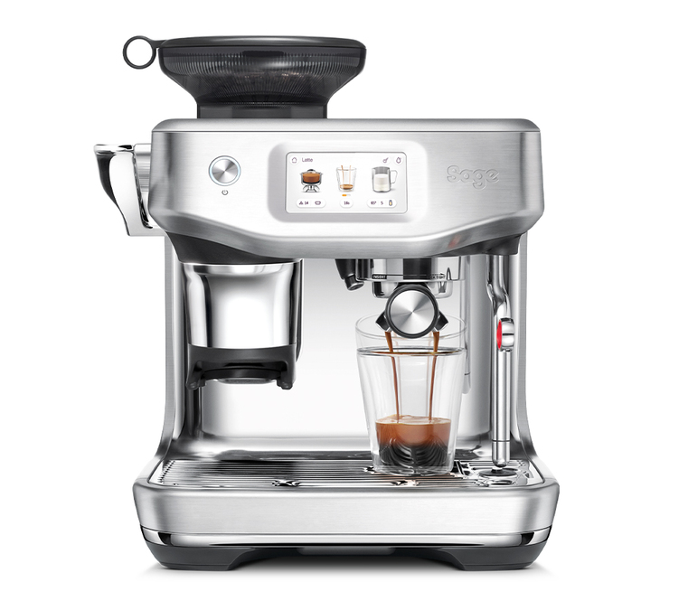 Sage - Siebträgermaschine Barista Touch Impress - Edelstahl - Kaltbrühfunktion