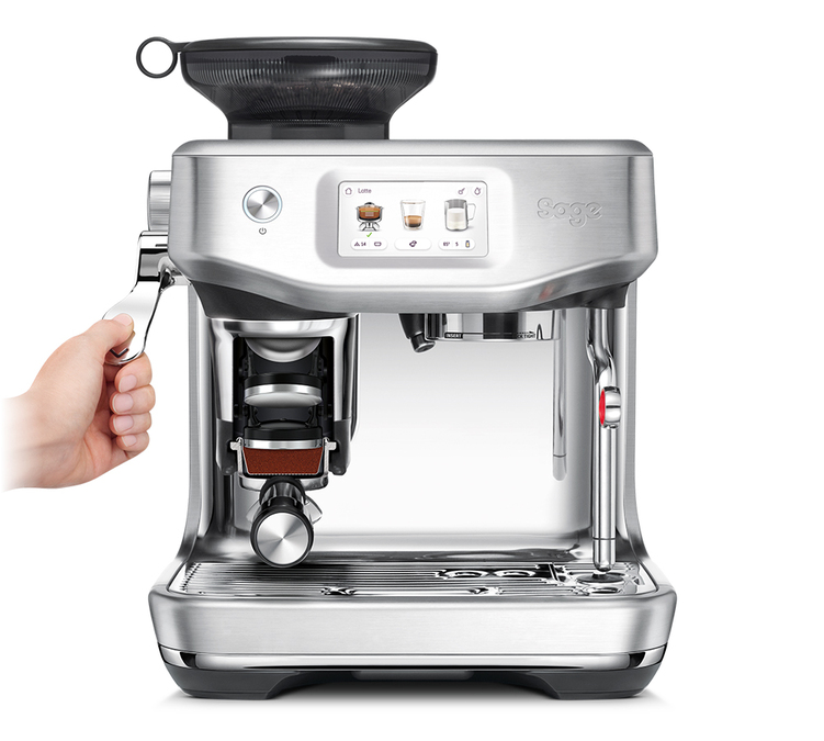 Sage - Siebträgermaschine Barista Touch Impress - Edelstahl - Kaltbrühfunktion