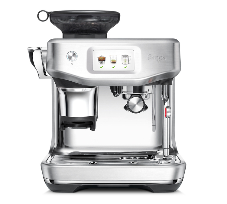 Sage - Siebträgermaschine Barista Touch Impress - Edelstahl - Kaltbrühfunktion