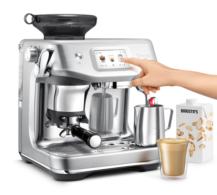 Sage - Siebträgermaschine Barista Touch Impress - Edelstahl - Kaltbrühfunktion