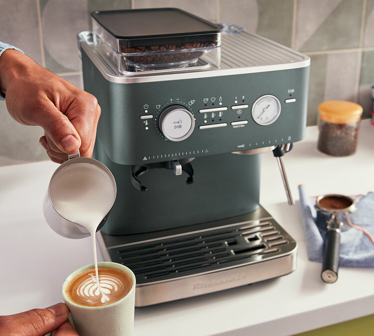 KitchenAid - Kaffeehalbautomat 5KES6551EJP Juniper - Grün