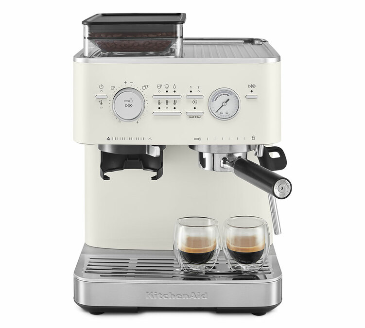 KitchenAid - Kaffeehalbautomat 5KES6551EPL Porcelaine Weiß