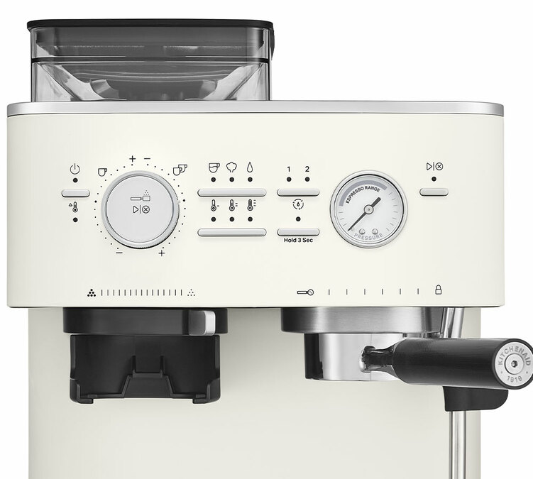 KitchenAid - Kaffeehalbautomat 5KES6551EPL Porcelaine Weiß