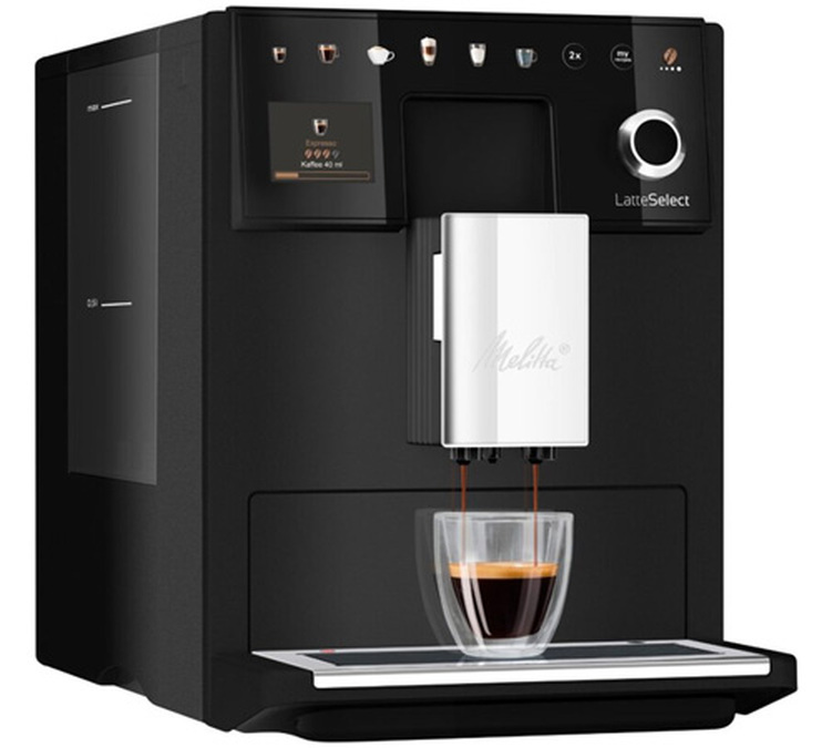 Melitta - Kaffeevollautomat - LatteSelect® 630-212 - schwarz matt