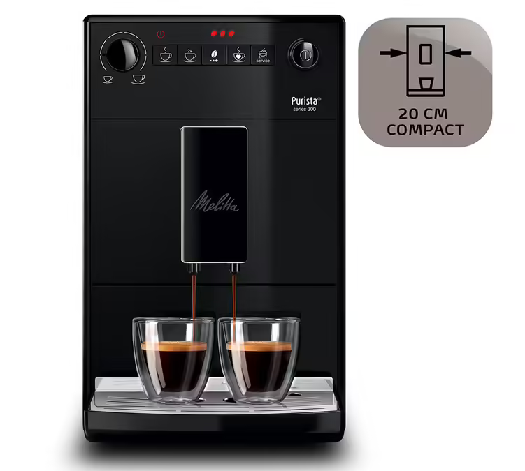 Melitta Kaffeevollautomat Purista® F230-002 Pure Black