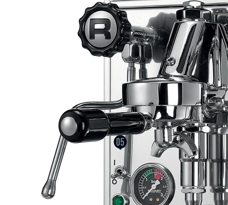 Rocket Espresso - Siebträgermaschine Mozzafiato Cronometro R - Edelstahl