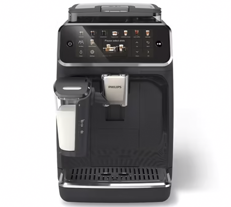 Philips Kaffeevollautomat Serie 5500 EP5541/50 LatteGo Schwarz verchromt
