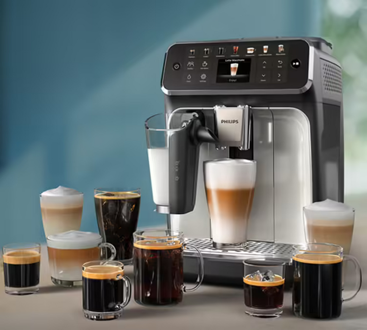 Philips Kaffeevollautomat Serie 4400 EP4446/70 Latte Go