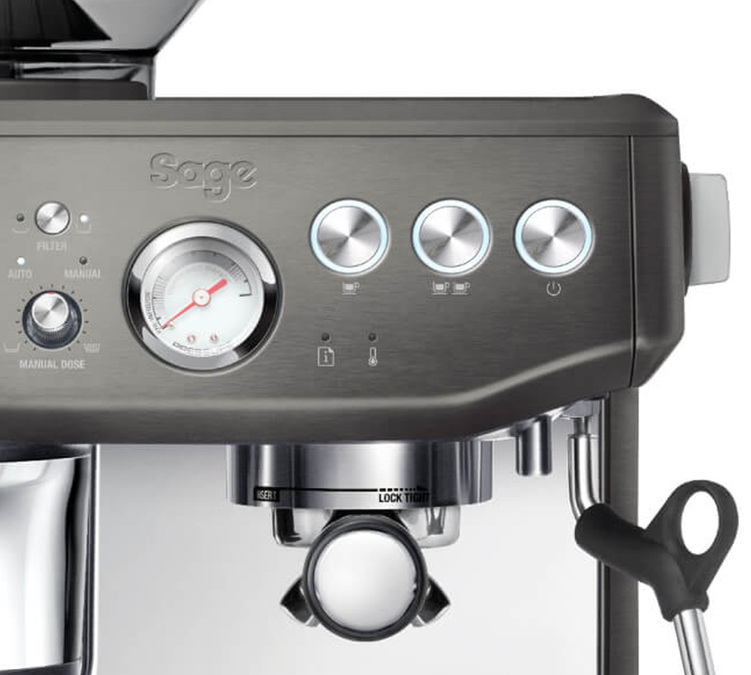Sage - Barista Express Impress - Siebträgermaschine - Black Stainless Steel