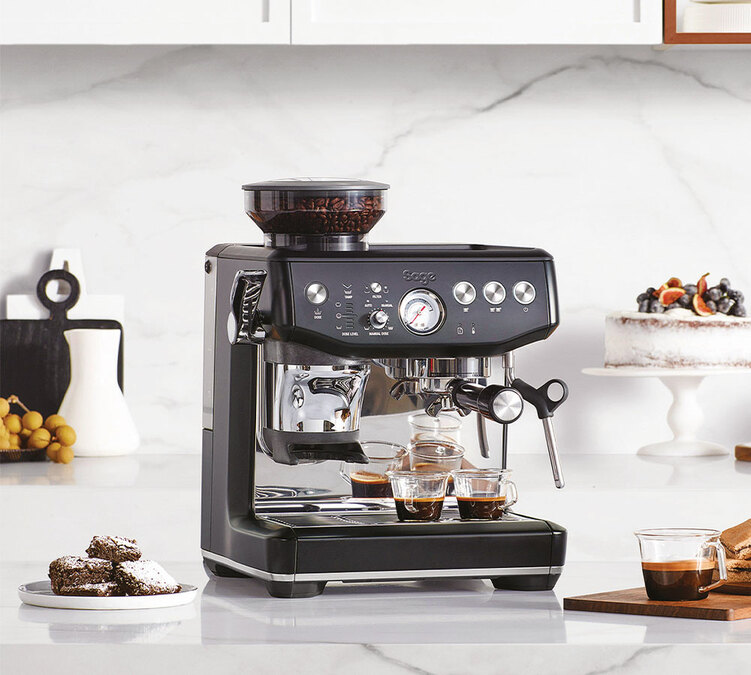 Sage - Barista Express Impress - Siebträgermaschine - black truffle