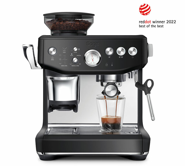 Sage - Barista Express Impress - Siebträgermaschine - black truffle
