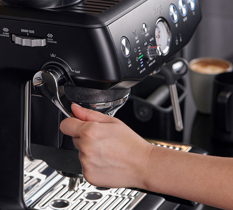 Sage - Barista Express Impress - Siebträgermaschine - black truffle
