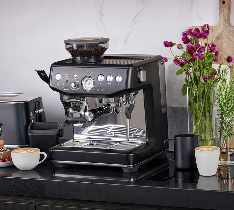 Sage - Barista Express Impress - Siebträgermaschine - black truffle